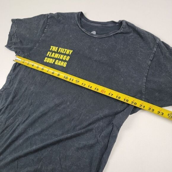 Duvin Design Filthy Flamingo‎ Surf Gang Graphic Tshirt Mens Size Large - Picture 7 of 9